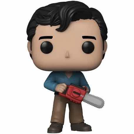 Photo 1 of NEW FUNKO POP! MOVIES VINYL FIGURE, THE EVIL DEAD 40TH ANNIVERSARY #1142 ASH W CHAINSAW