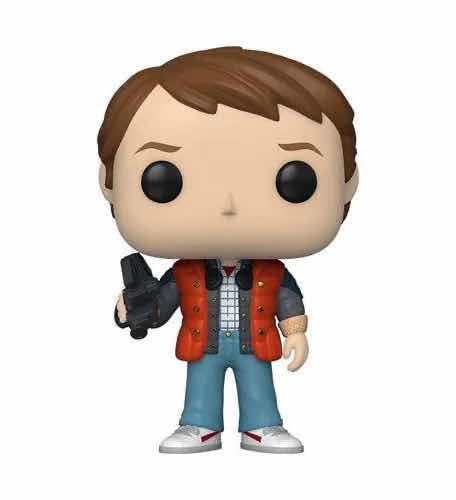 Photo 1 of NEW FUNKO POP! MOVIES VINYL FIGURE, BACK TO THE FUTURE #961 MARTY IN PUFFY VEST