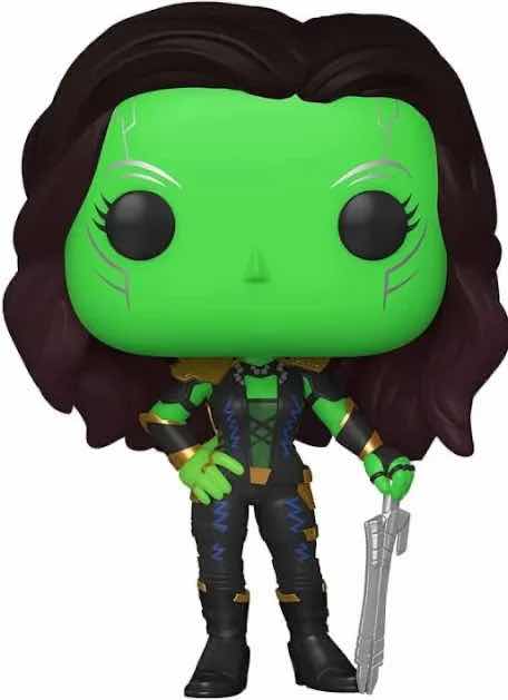 Photo 1 of NEW FUNKO POP! MARVEL STUDIOS VINYL BOBBLEHEAD, WHAT IF…? #873 GAMORA, DAUGHTER OF THANOS