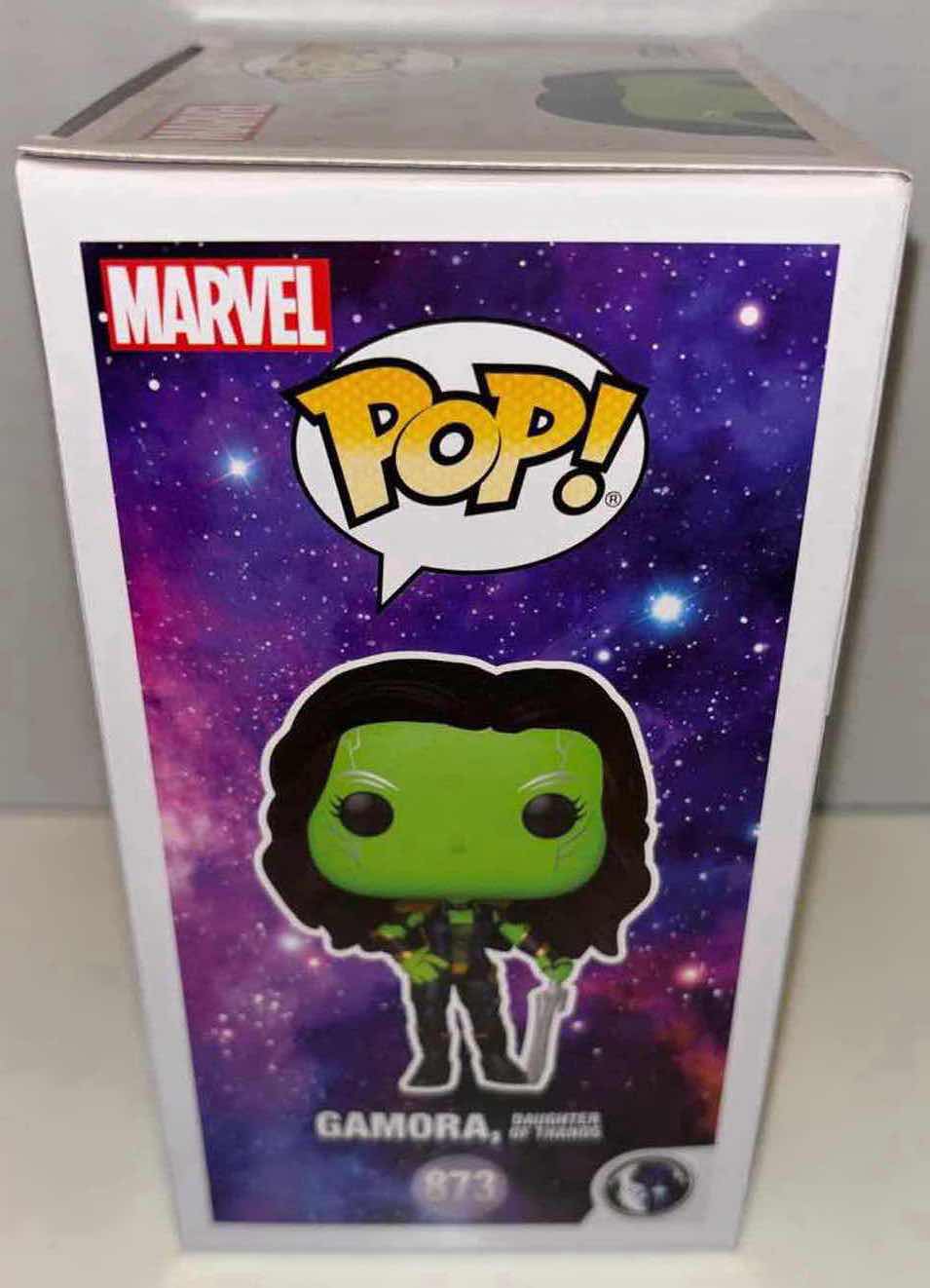 Photo 3 of NEW FUNKO POP! MARVEL STUDIOS VINYL BOBBLEHEAD, WHAT IF…? #873 GAMORA, DAUGHTER OF THANOS