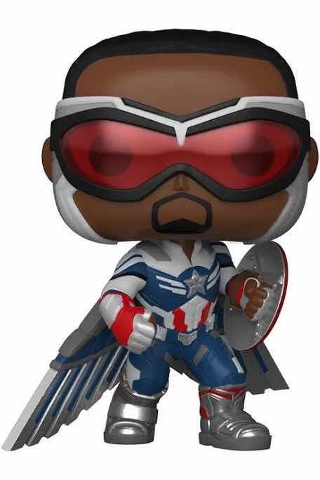 Photo 1 of NEW FUNKO POP! MARVEL STUDIOS VINYL BOBBLEHEAD, THE FALCON AND THE WINTER SOLDIER #812 FALCON