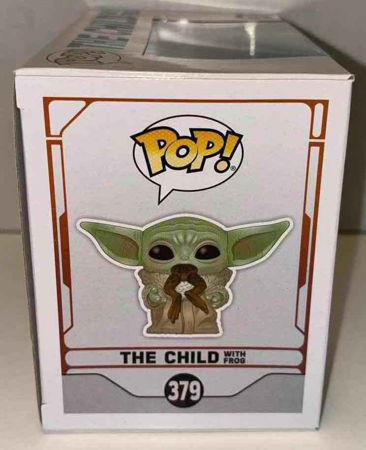 Photo 3 of NEW FUNKO POP! STAR WARS VINYL BOBBLEHEAD, #379 THE CHILD WITH FROG