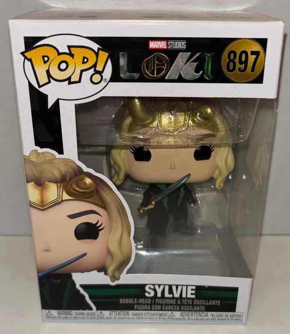 Photo 2 of NEW FUNKO POP! MARVEL STUDIOS BOBBLEHEAD VINYL FIGURE, LOKI #897 “SYLVIE”