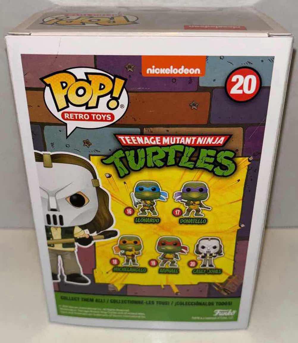 Photo 4 of NEW FUNKO POP! RETRO TOYS VINYL FIGURE, TEENAGE MUTANT NINJA TURTLES #20 “CASEY JONES”