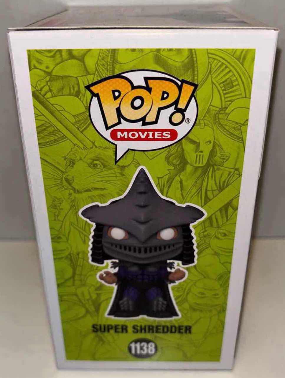 Photo 3 of NEW FUNKO POP! MOVIES VINYL FIGURE, TEENAGE MUTANT NINJA TURTLES #1138 “SUPER SHREDDER”