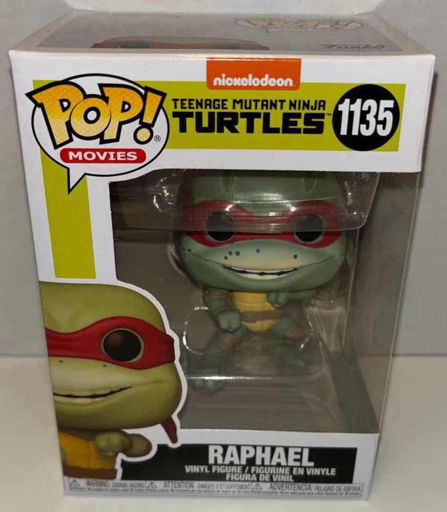 Photo 2 of NEW FUNKO POP! MOVIES VINYL FIGURE, TEENAGE MUTANT NINJA TURTLES #1135 “RAPHAEL”