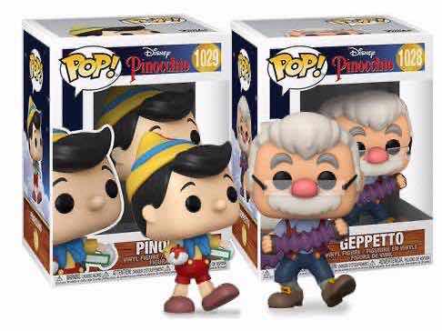 Photo 1 of NEW FUNKO POP! DISNEY PINOCCHIO VINYL FIGURE 2-PACK, #1028 GEPPETTO & #1029 PINOCCHIO