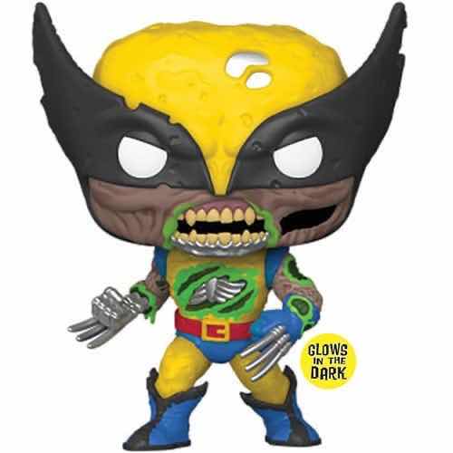 Photo 2 of NEW FUNKO POP! MARVEL ZOMBIES GLOW IN THE DARK BOBBLEHEAD FIGURE & POCKET POP! BOBBLEHEAD KEYCHAIN, #662 ZOMBIE WOLVERINE & ZOMBIE WOLVERINE KEYCHAIN