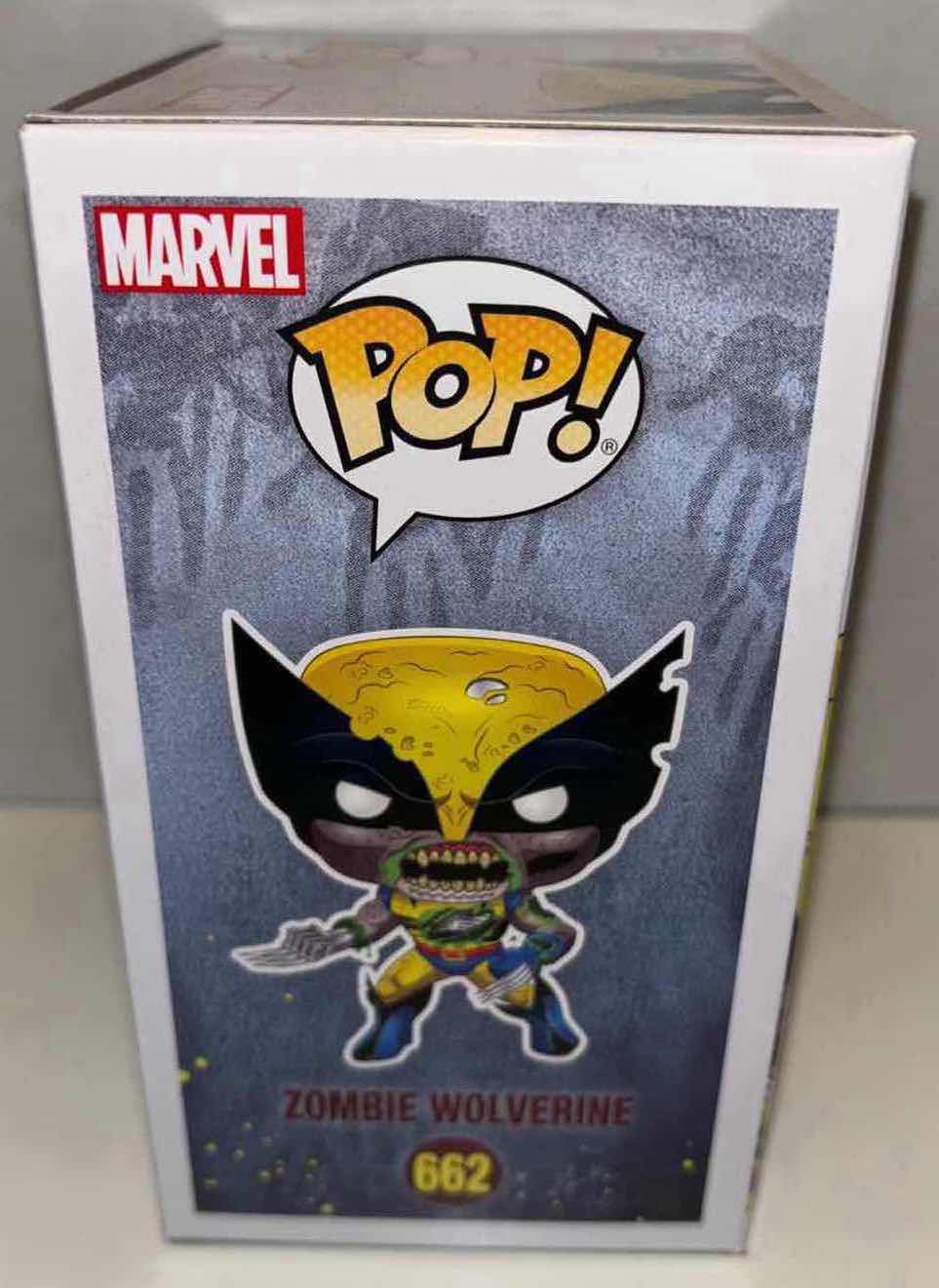 Photo 6 of NEW FUNKO POP! MARVEL ZOMBIES GLOW IN THE DARK BOBBLEHEAD FIGURE & POCKET POP! BOBBLEHEAD KEYCHAIN, #662 ZOMBIE WOLVERINE & ZOMBIE WOLVERINE KEYCHAIN