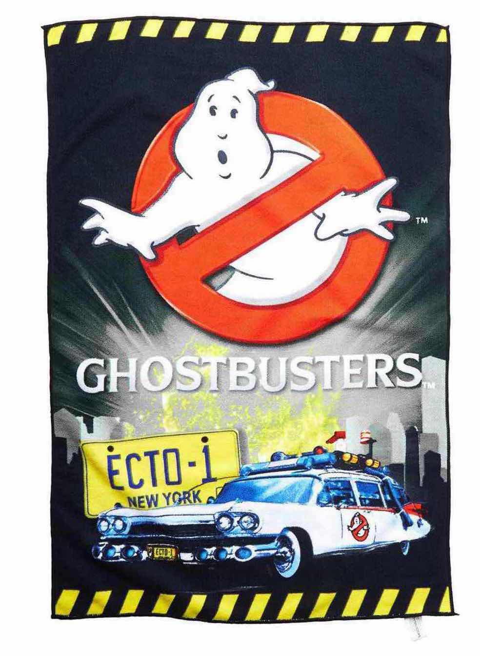 Photo 1 of NEW FACTORY ENTERTAINMENT 24” x 36” MICROFIBER TOWEL, GHOSTBUSTERS ECTO-1