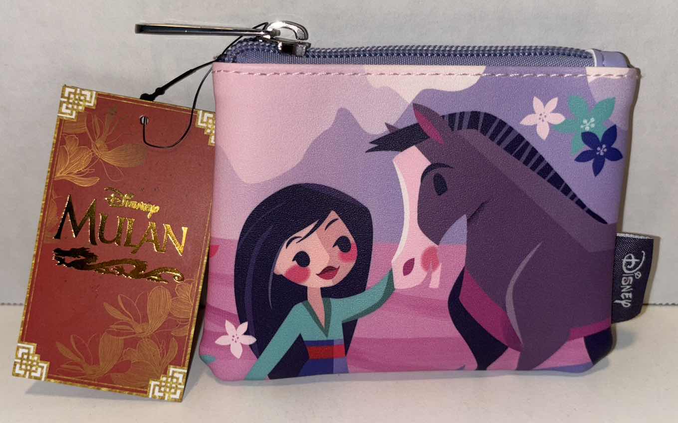 Photo 7 of NEW LOUNGEFLY DISNEY MULAN & FRIENDS MINI FAUX LEATHER/CANVAS BACKPACK & MATCHING COIN PURSE (BOXLUNCH EXCLUSIVE)