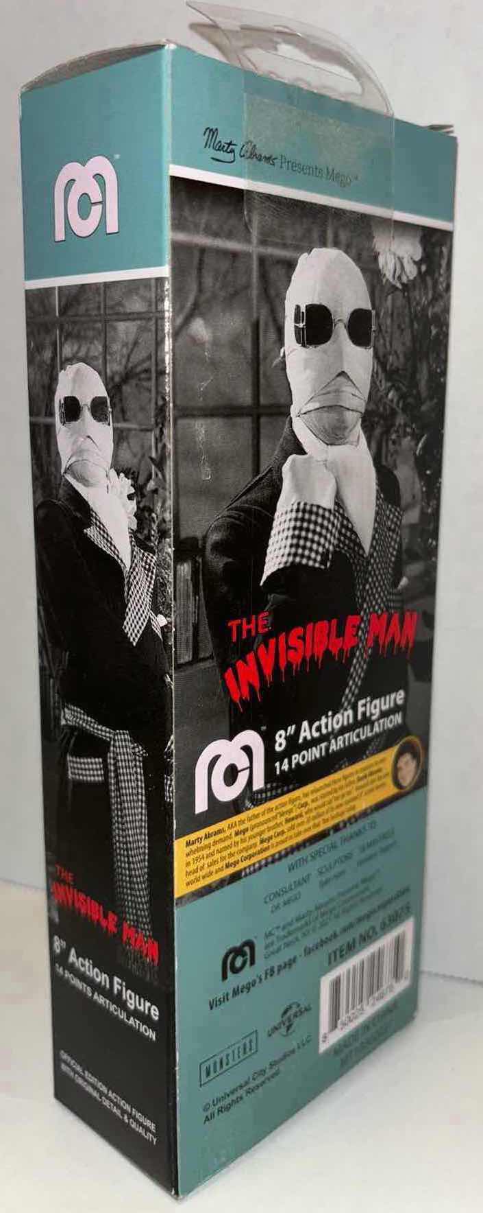 Photo 4 of BRAND NEW MEGO 8” ACTION FIGURE, “THE INVISIBLE MAN ”