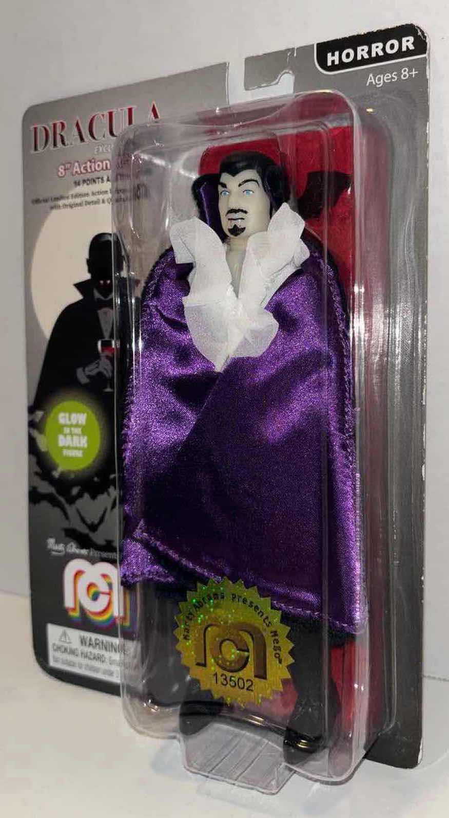 Photo 3 of BRAND NEW MEGO LIMITED EDITION 8” GLOW IN THE DARK ACTION FIGURE, “DRACULA”