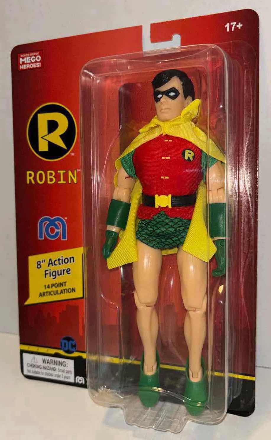 Photo 2 of BRAND NEW MEGO 8” ACTION FIGURE, DC COMICS “ROBIN”