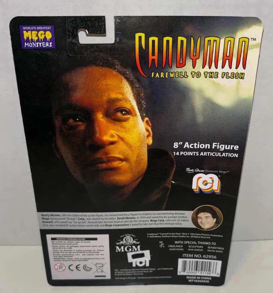 Photo 3 of BRAND NEW MEGO 8” ACTION FIGURE, “CANDYMAN” FAREWELL TO THE FLESH