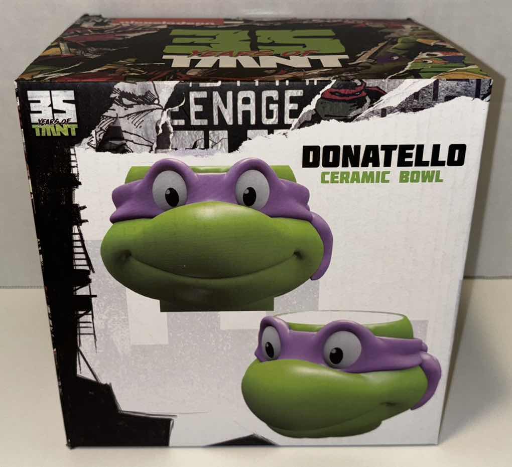 Photo 1 of NEW NICKELODEON 35 YEARS OF TMNT DONATELLO CERAMIC BOWL