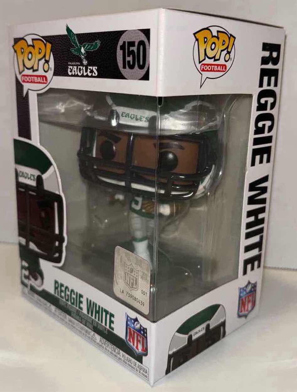 Photo 2 of NEW FUNKO POP! FOOTBALL VINYL FIGURE, NFL PHILADELPHIA EAGLES #150 REGGIE WHITE