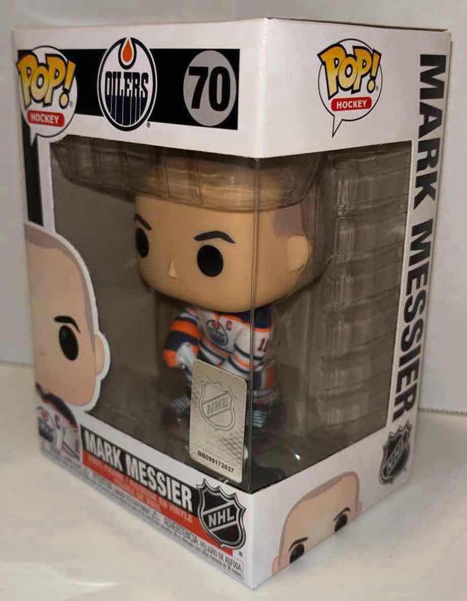 Photo 2 of NEW FUNKO POP! HOCKEY VINYL FIGURE, NHL EDMONTON OILERS #70 MARK MESSIER