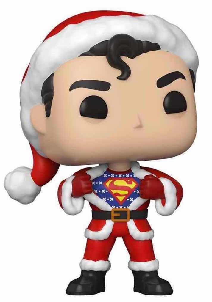 Photo 1 of NEW FUNKO POP! HEROES VINYL FIGURE,  DC SUPER HEROES #353 SUPERMAN IN HOLIDAY SWEATER