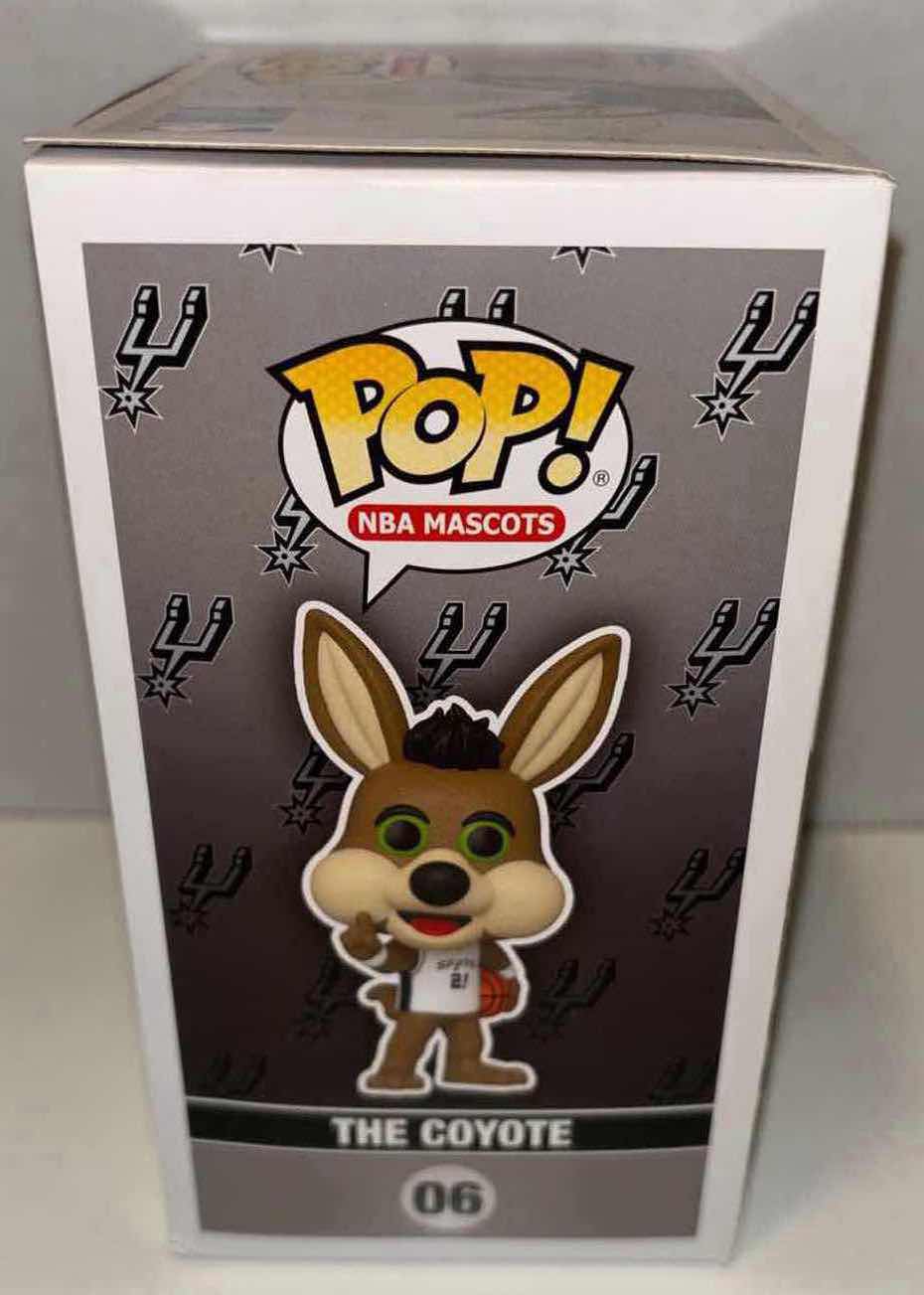 Photo 3 of NEW FUNKO POP! NBA MASCOTS VINYL FIGURE, SAN ANTONIO SPURS #06 THE COYOTE