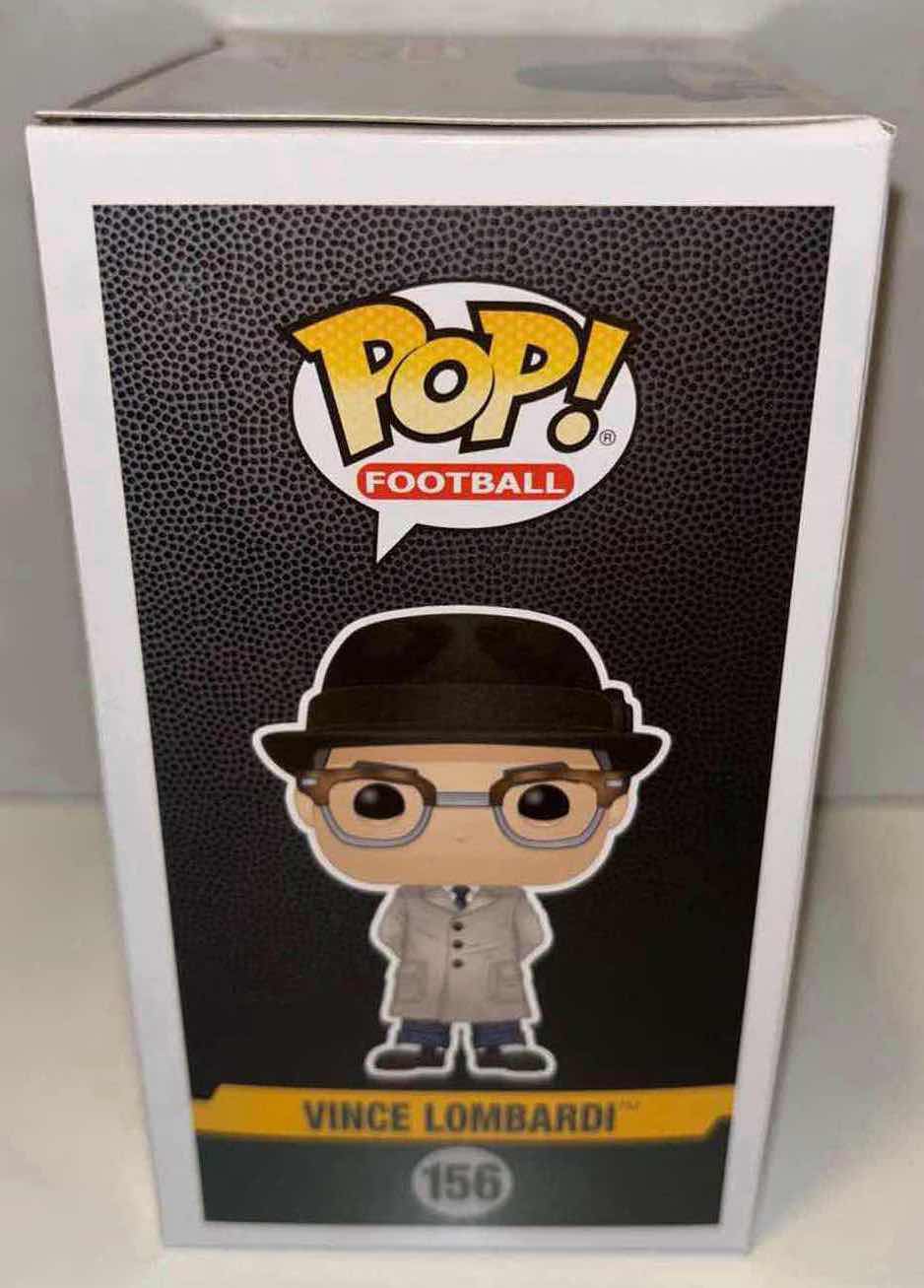 Photo 3 of NEW FUNKO POP! FOOTBALL VINYL FIGURE, NFL LEGEND GREENBAY PACKERS #156 VINCE LOMBARDI