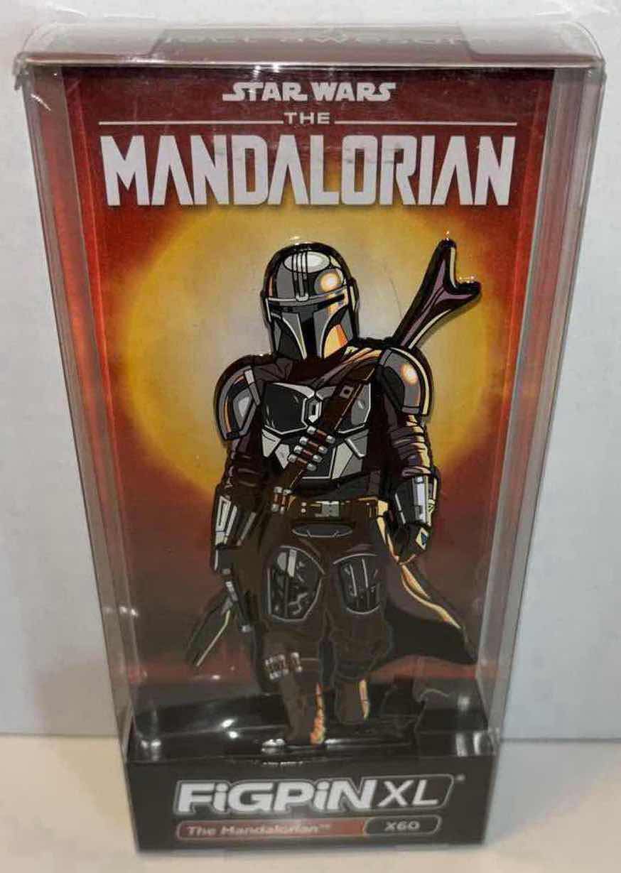 Photo 2 of NEW FIGPIN XL 6” ENAMEL PIN, X60 “THE MANDALORIAN”