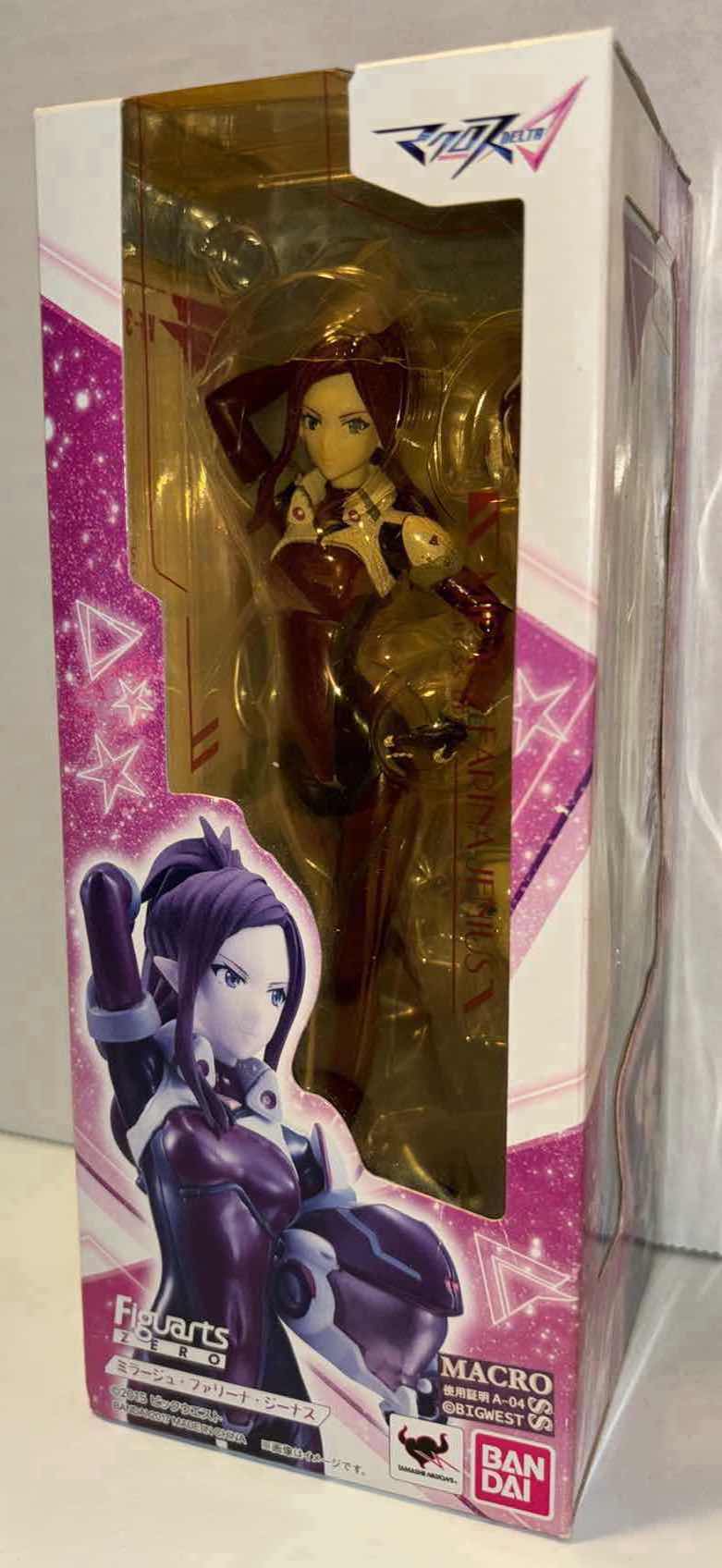 Photo 3 of NEW BANDAI TAMASHII NATIONS FIGUARTZERO MIRAGE FARINA JENIUS “MACROSS DELTA” ACTION FIGURE