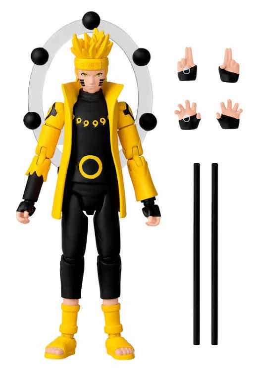 Photo 1 of NEW BANDAI ANIME HEROES NARUTO SHIPPUDEN ACTION FIGURE & ACCESSORIES, “UZUMAKI NARUTO” SAGE OF THE SIX PATHS MODE