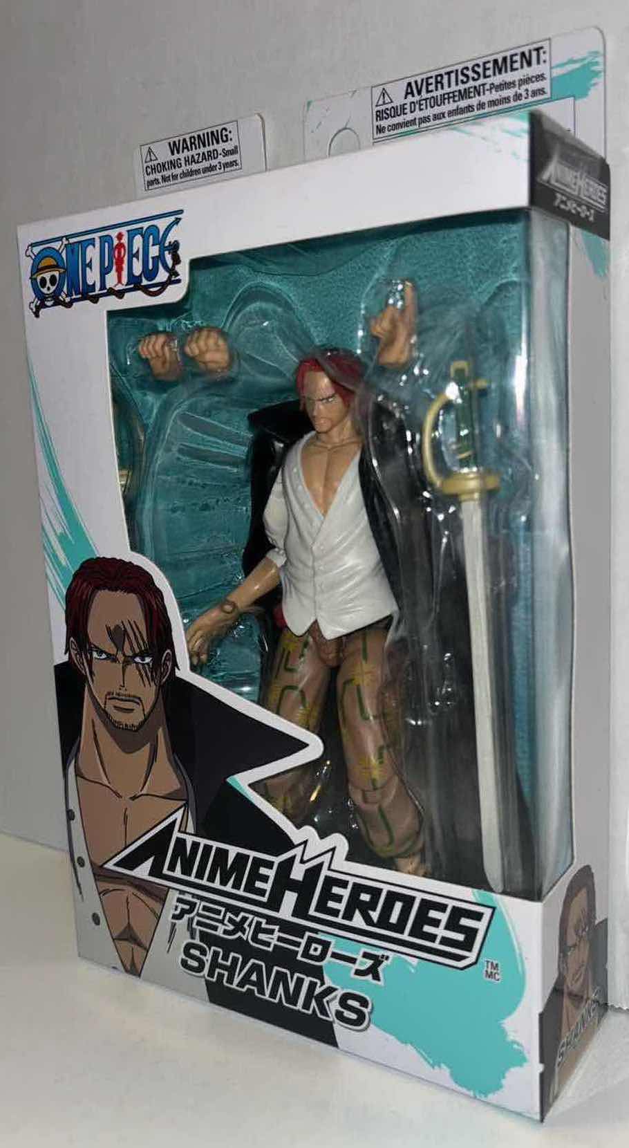 Photo 2 of NEW BANDAI ANIME HEROES ONE PIECE ACTION FIGURE & ACCESSORIES, “SHANKS”