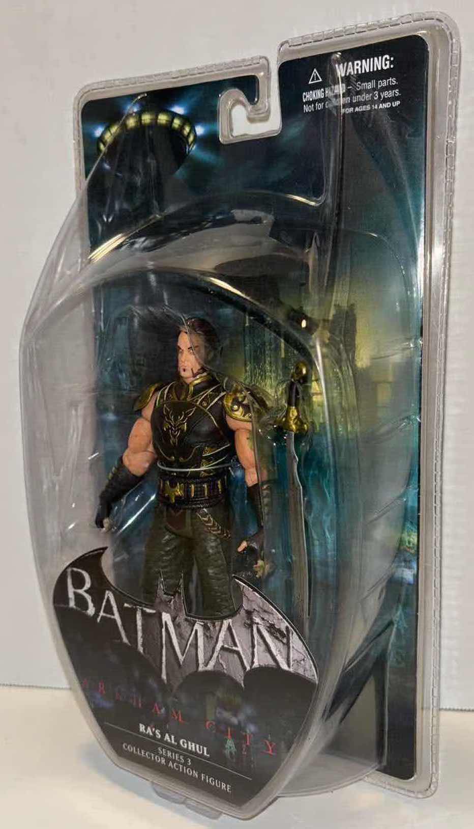 Photo 3 of NEW DC COMICS 2012 BATMAN ARKHAM CITY SERIES 3 COLLECTOR ACTION FIGURE & ACCESSORIES, “RA’S AL GHUL”