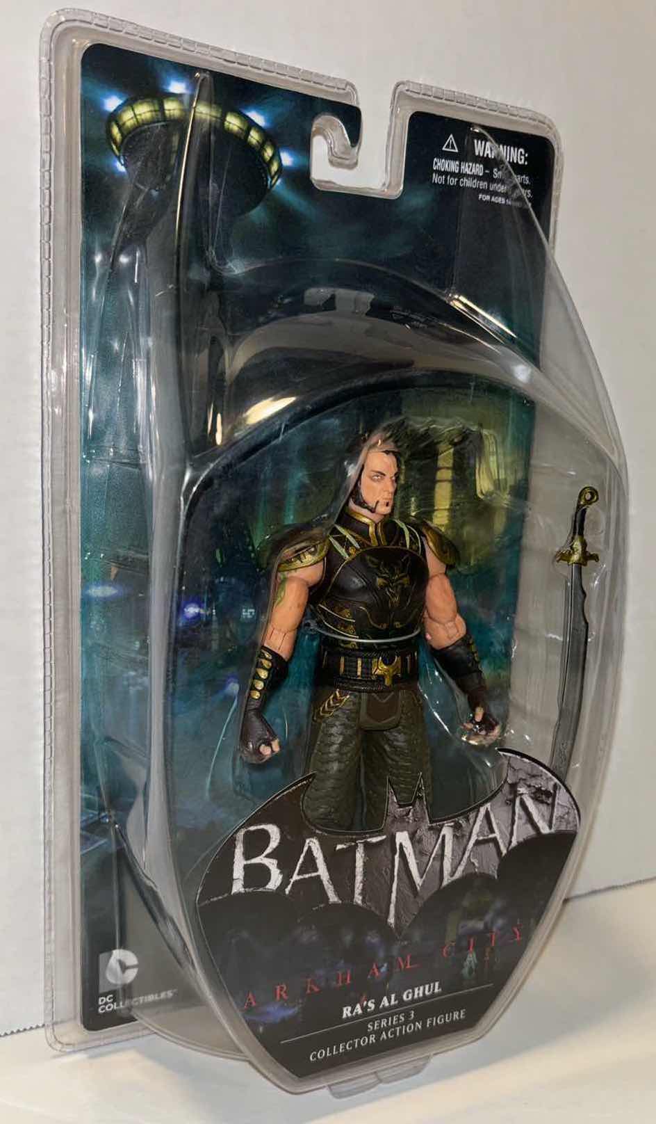 Photo 2 of NEW DC COMICS 2012 BATMAN ARKHAM CITY SERIES 3 COLLECTOR ACTION FIGURE & ACCESSORIES, “RA’S AL GHUL”