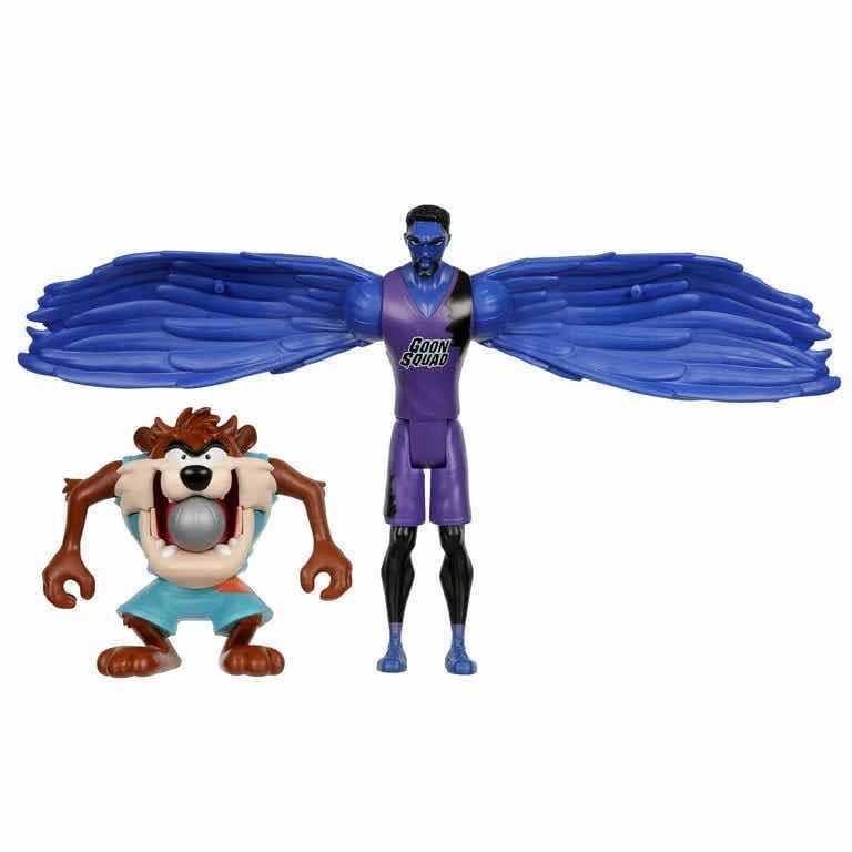 Photo 1 of NEW MOOSE TOYS SPACE JAM A NEW LEGACY ACTION FIGURES & ACCESSORIES, “ON COURT RIVALS  TASMANIAN DEVIL & THE BROW”
