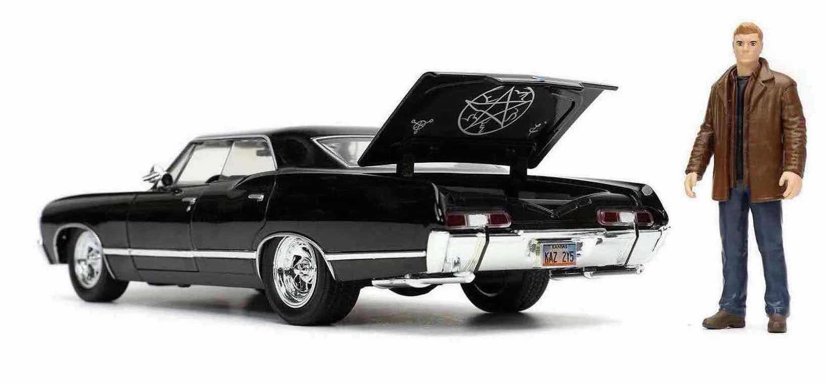 Photo 1 of NEW JADA TOYS HOLLYWOOD RIDES SUPERNATURAL JOIN THE HUNT  “DEAN WINCHESTER & 1967 CHEVROLET IMPALA SS SPORT SEDAN” (GM OFFICIAL LICENSED PRODUCT)
