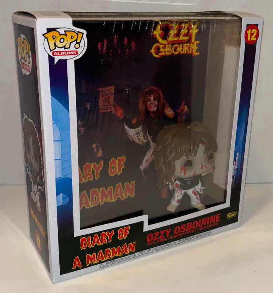 Photo 2 of NEW FUNKO POP! ALBUMS VINYL FIGURE, #12 “OZZY OSBOURNE DIARY OF A MADMAN”