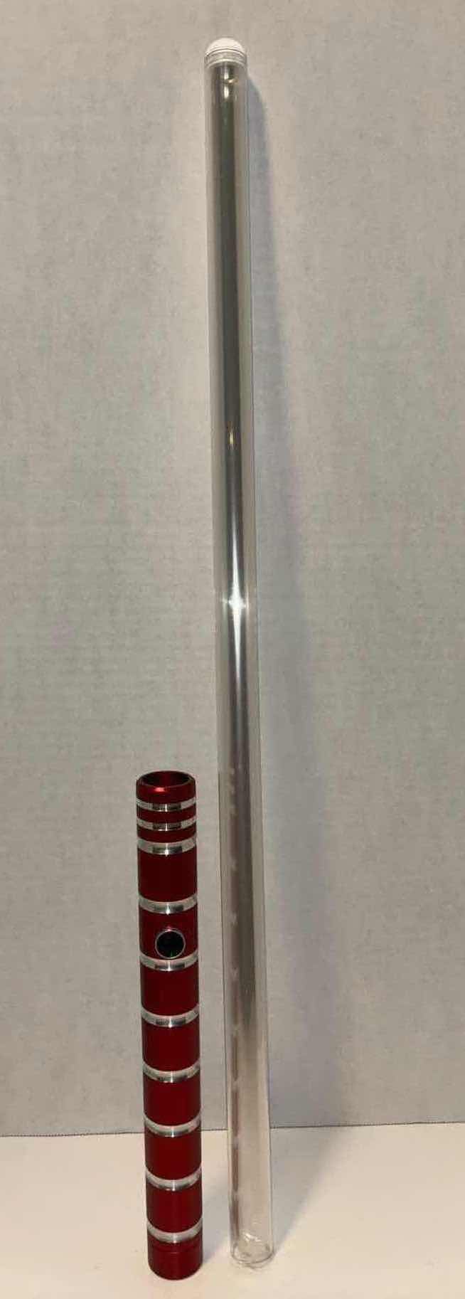 Photo 1 of NEW 48" RED ALUMINUM COLOR CHANGING LIGHT SWORD SABER, LED: RED GREEN BLUE (201RDS)