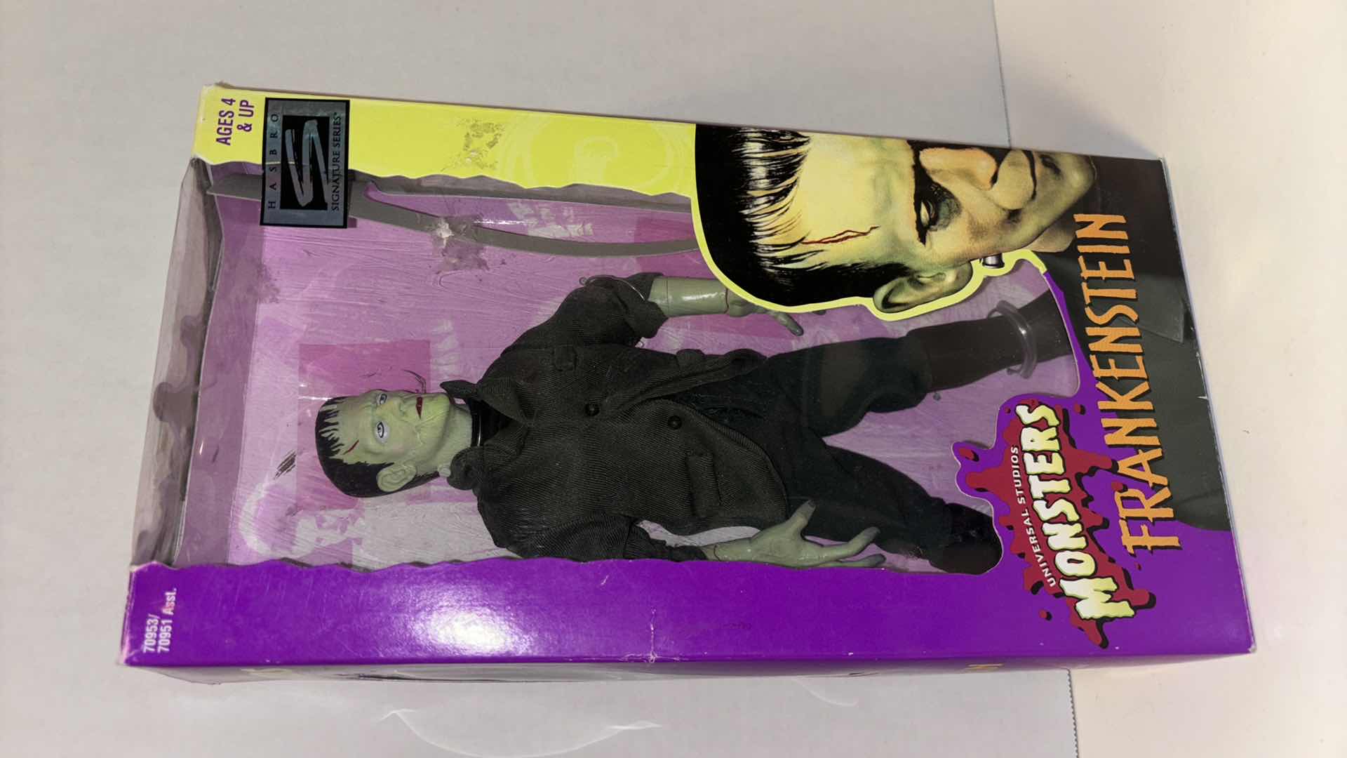 Photo 1 of NEW 1998 HASBRO SIGNATURE SERIES UNIVERSAL STUDIOS MONSTERS 12” ACTION FIGURE “FRANKENSTEIN”