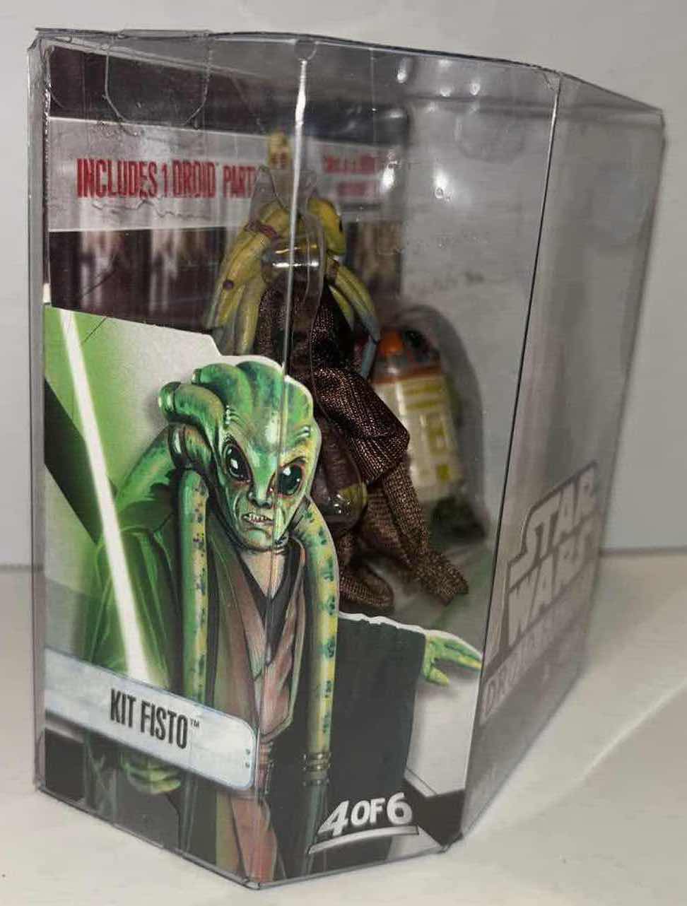 Photo 2 of $NEW HASBRO WALMART EXCLUSIVE STAR WARS DROID FACTORY 2-PACK FIGURE ASSORTMENT, #4 OF 6 “KIT FISTO & R4-H5”