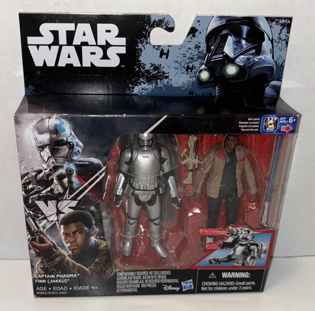 Photo 1 of NEW HASBRO STAR WARS ROGUE ONE ACTION FIGURE & ACCESSORIES 2-PACK “CAPTAIN PHASMA” & “FINN (JAKKU)”