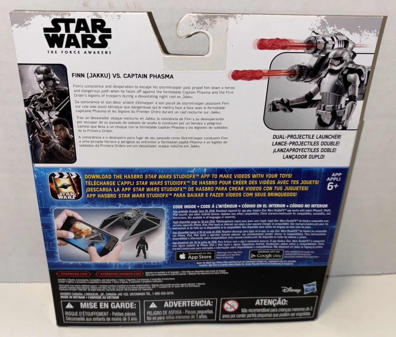 Photo 3 of NEW HASBRO STAR WARS ROGUE ONE ACTION FIGURE & ACCESSORIES 2-PACK “CAPTAIN PHASMA” & “FINN (JAKKU)”