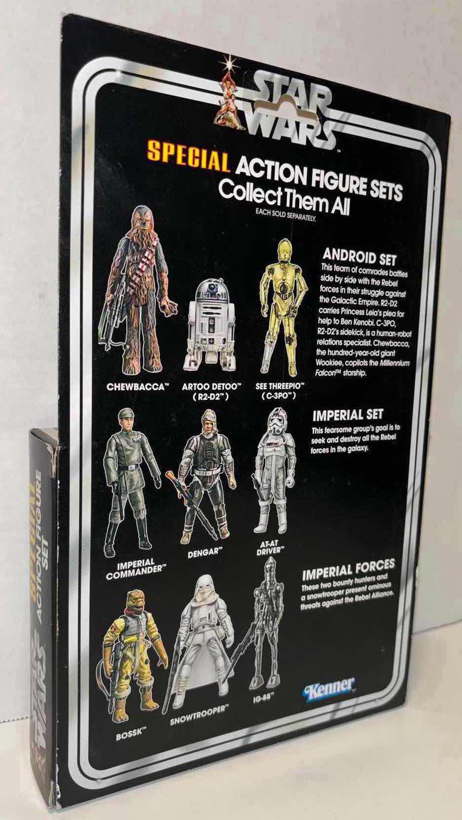 Photo 3 of NEW HASBRO KENNER 2010 TARGET EXCLUSIVE STAR WARS SPECIAL ACTION FIGURE SET “ANDROID SET C-3PO, R2-D2 & CHEWBACCA”