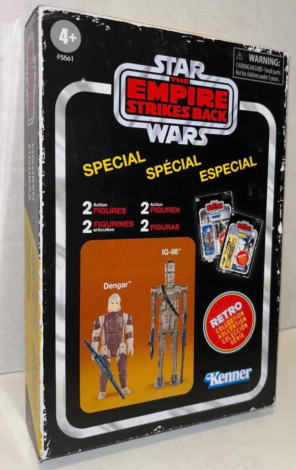 Photo 1 of NEW HASBRO KENNER STAR WARS THE EMPIRE STRIKES BACK RETRO COLLECTION SPECIAL 2-PACK ACTION FIGURES “DENGAR & IG-88”