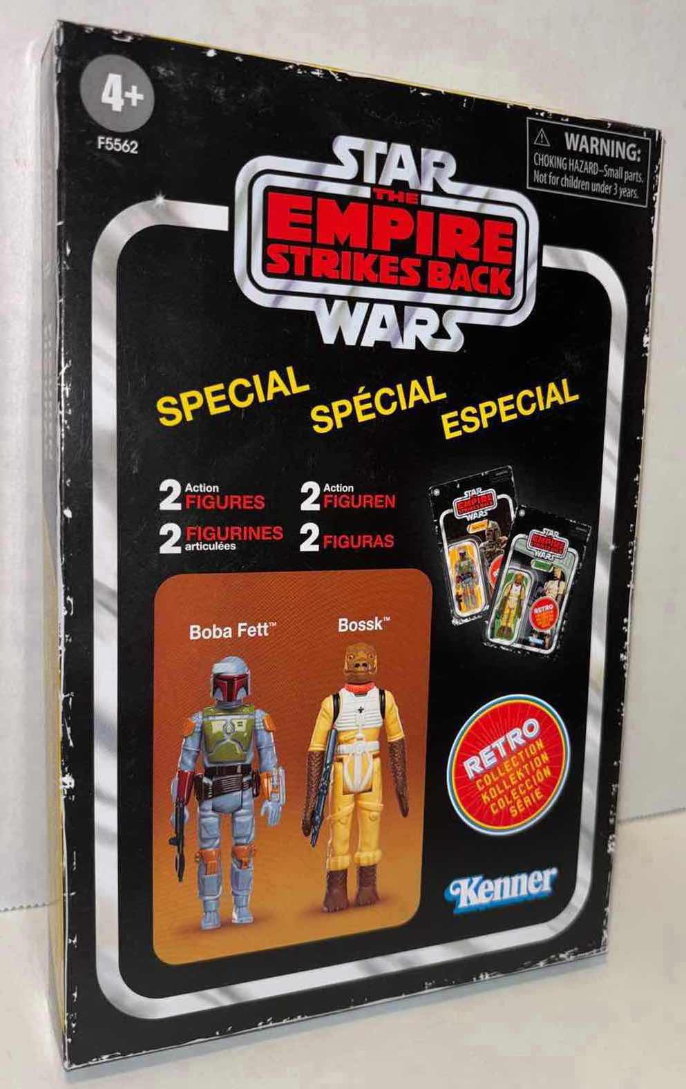 Photo 1 of NEW HASBRO KENNER STAR WARS THE EMPIRE STRIKES BACK RETRO COLLECTION SPECIAL 2-PACK ACTION FIGURES “BOBA FETT & BOSSK”