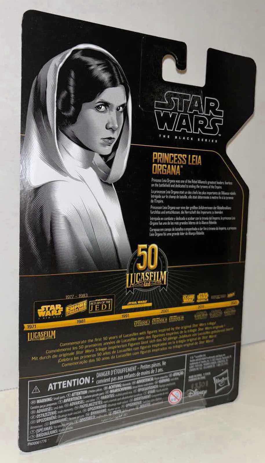 Photo 3 of NEW HASBRO STAR WARS 50TH ANNIVERSARY THE BLACK SERIES ACTION FIGURE & ACCESSORIES “PRINCESS LEIA ORGANA”