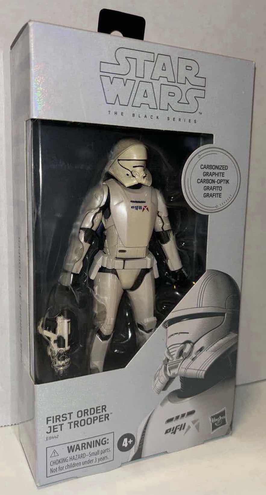 Photo 2 of NEW HASBRO STAR WARS THE BLACK SERIES ACTION FIGURE & ACCESSORIES, #99 CARBONIZED GRAPHITE “FIRST ORDER JET TROOPER”