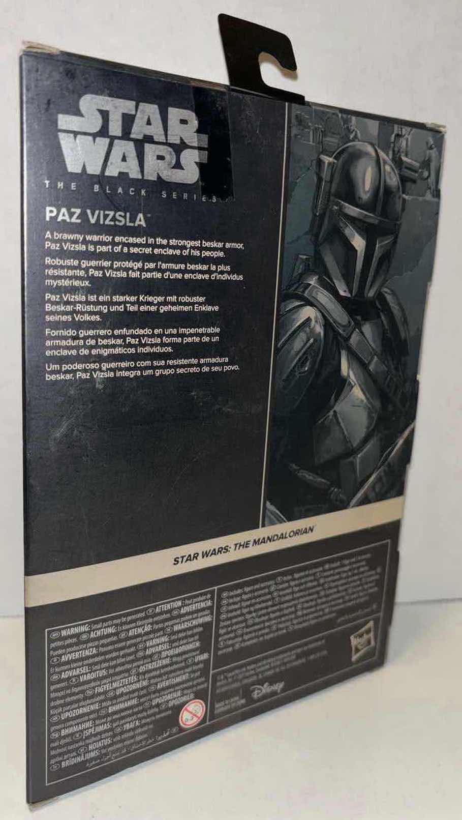 Photo 4 of NEW HASBRO STAR WARS THE BLACK SERIES ACTION FIGURE & ACCESSORIES, CARBONIZED GRAPHITE STAR WARS: THE MANDALORIAN “PAZ VIZSLA”