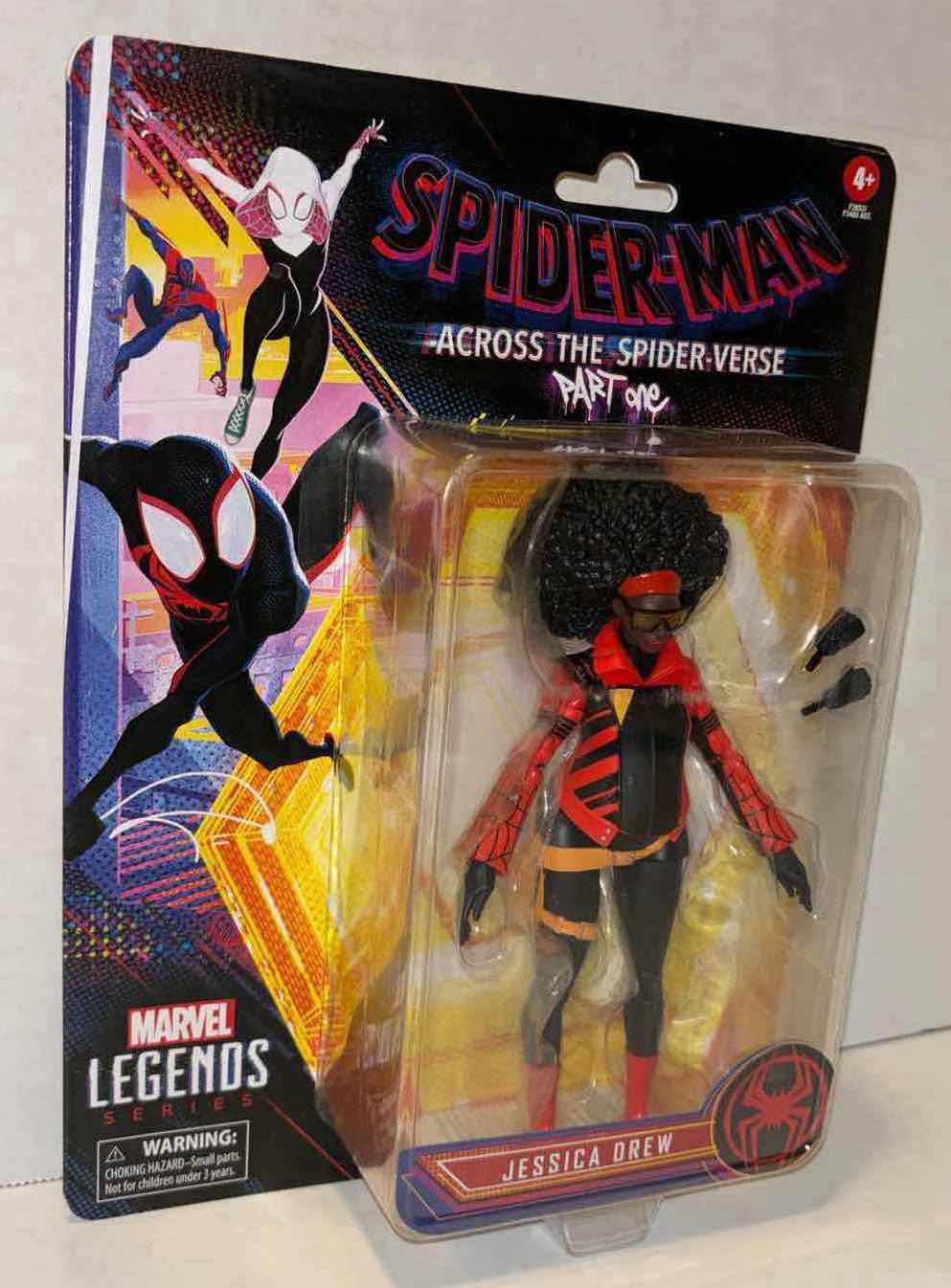 Photo 2 of NEW HASBRO MARVEL LEGENDS SERIES ACTION FIGURE & ACCESSORIES, SPIDER-MAN ACROSS THE SPIDER-VERSE PART ONE “JESSICA DREW”