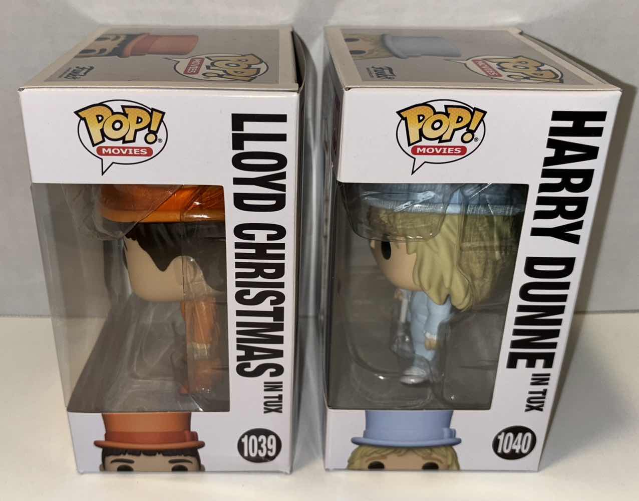 Photo 3 of NEW FUNKO POP! MOVIES VINYL FIGURE, 2-PACK DUMB & DUMBER #1039 LLOYD CHRISTMAS IN TUX & #1040 HARRY DUNNE IN TUX