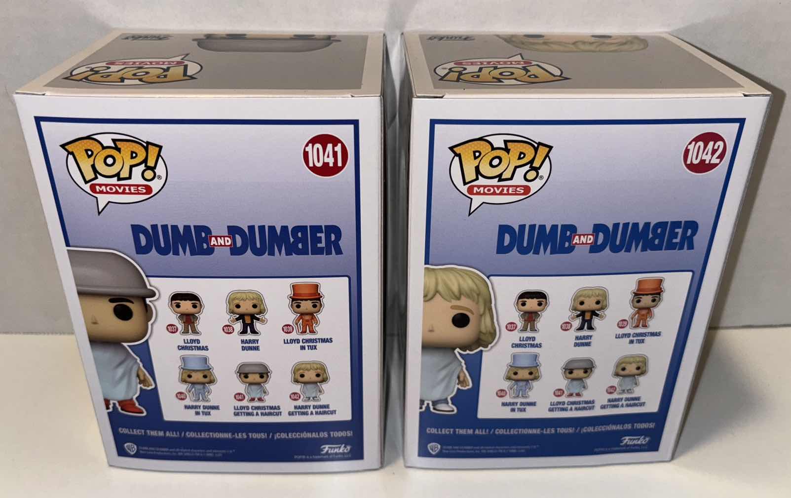 Photo 4 of NEW FUNKO POP! MOVIES VINYL FIGURE, 2-PACK DUMB & DUMBER #1041 LLOYD CHRISTMAS GETTING A HAIRCUT & #1042 HARRY DUNNE GETTING A HAIRCUT