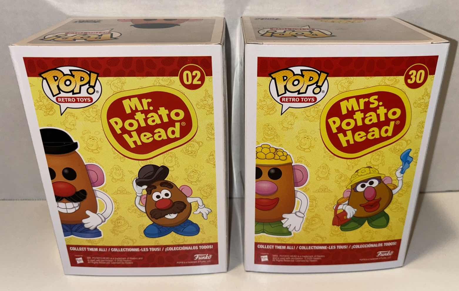 Photo 4 of NEW FUNKO POP! RETRO TOYS VINYL FIGURE, 2-PACK #02 MR. POTATO HEAD & #30 MRS. POTATO HEAD