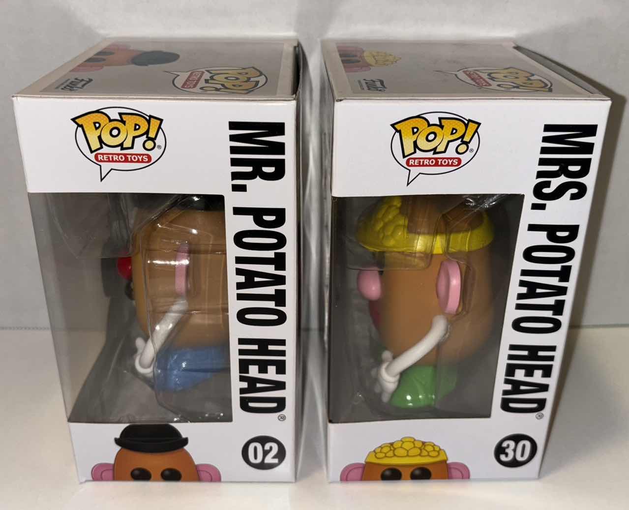 Photo 3 of NEW FUNKO POP! RETRO TOYS VINYL FIGURE, 2-PACK #02 MR. POTATO HEAD & #30 MRS. POTATO HEAD